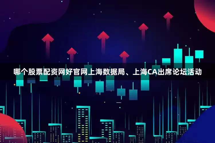 哪个股票配资网好官网上海数据局、上海CA出席论坛活动