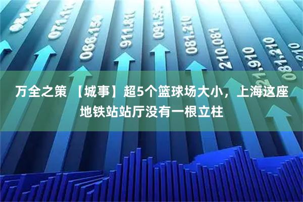 万全之策 【城事】超5个篮球场大小，上海这座地铁站站厅没有一根立柱