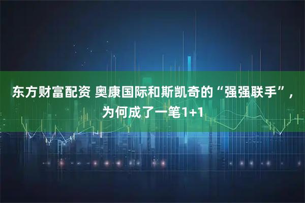 东方财富配资 奥康国际和斯凯奇的“强强联手”，为何成了一笔1+1